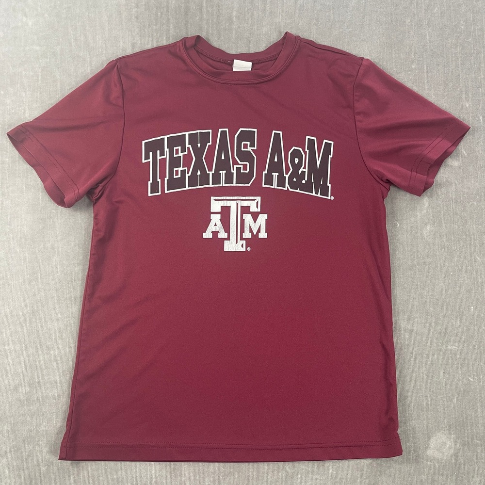 Texas A&M Aggies Sport-Tek Youth Medium Maroon Athletic T-Shirt Graphic Tee